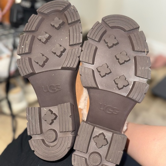 UGG Women's Winter Hiker Boots - Tan and Black - Picture 3 of 5